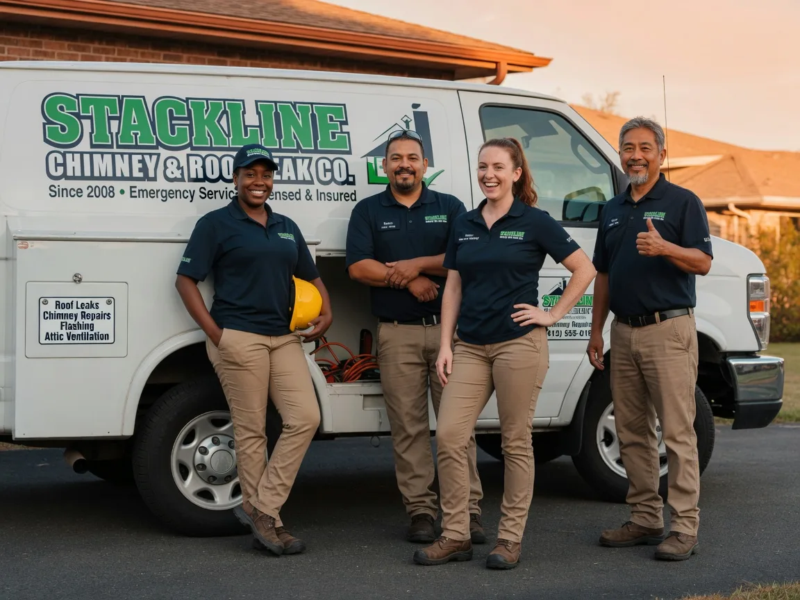 Chimney flashing repair company in Bokchito, OK